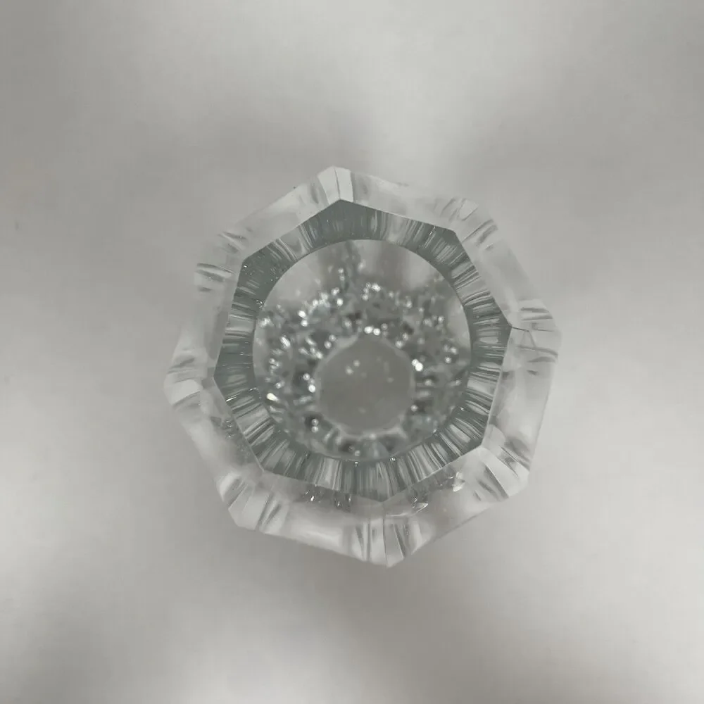 Moser Vase‎ Clear Glass Corsica Panels Almost 6